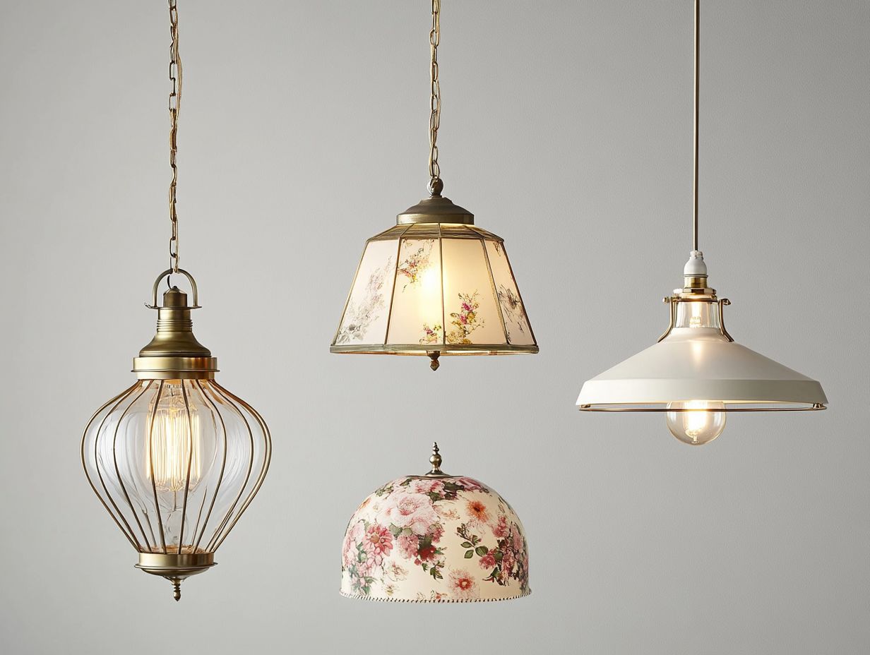 A collection of 10 must-have vintage light fixtures for a timeless home decor style.