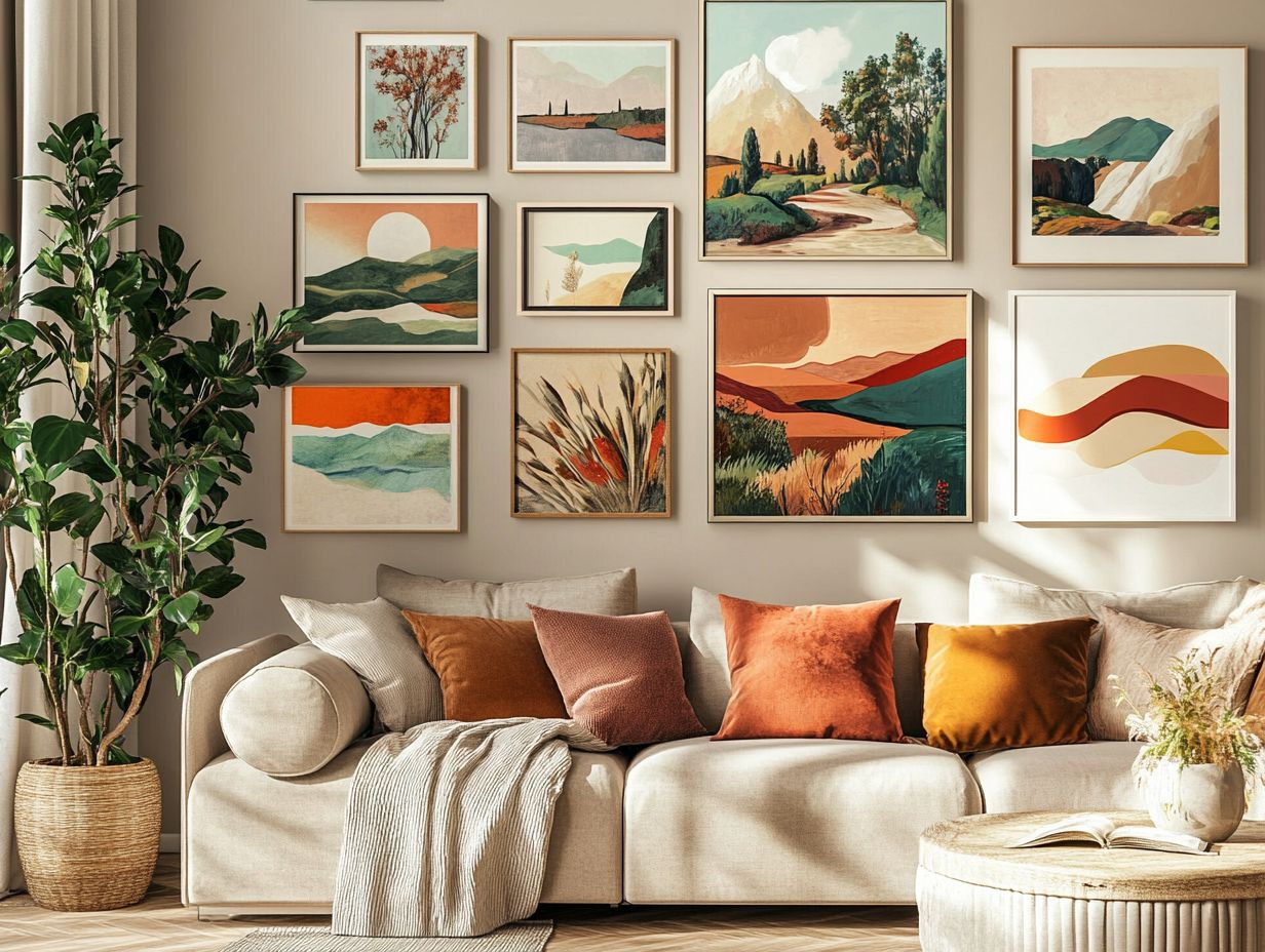 Key Takeaways: A stunning example of a vintage gallery wall.