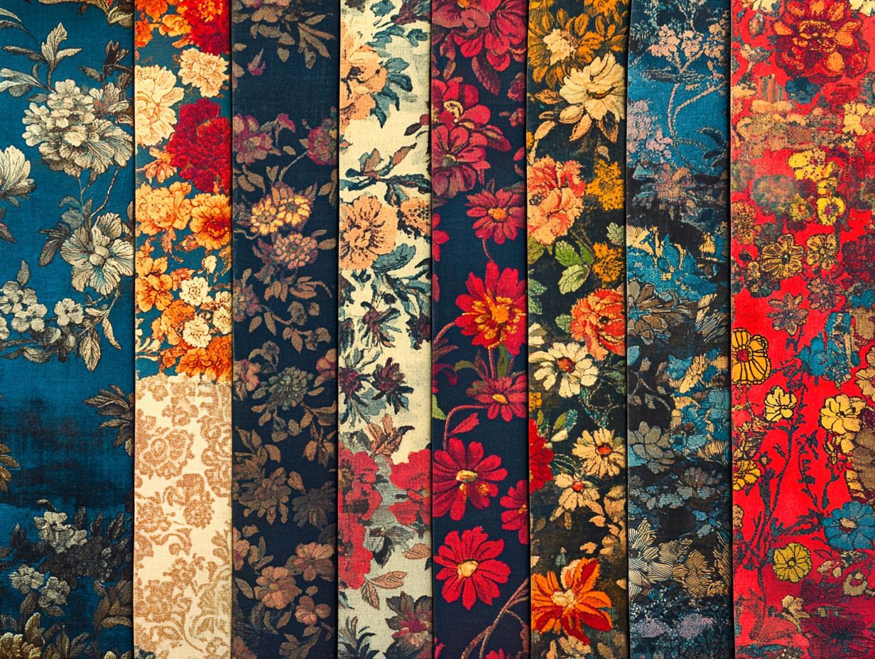 What are vintage textile designs?