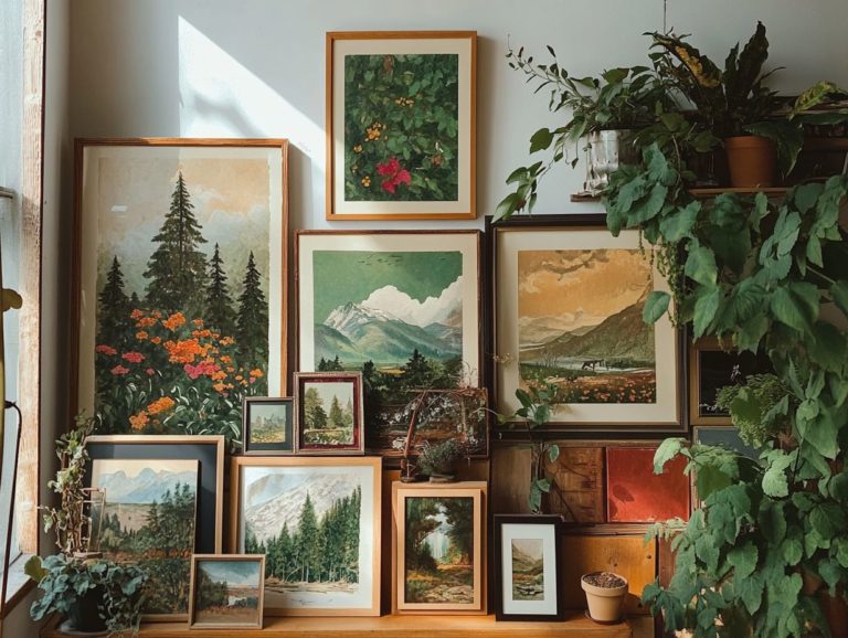 10 Vintage Wall Art Pieces Under $100