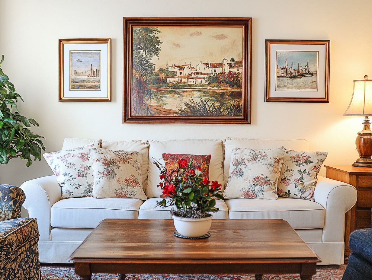 Discover tips for selecting the perfect size and placement for your stunning vintage wall art!