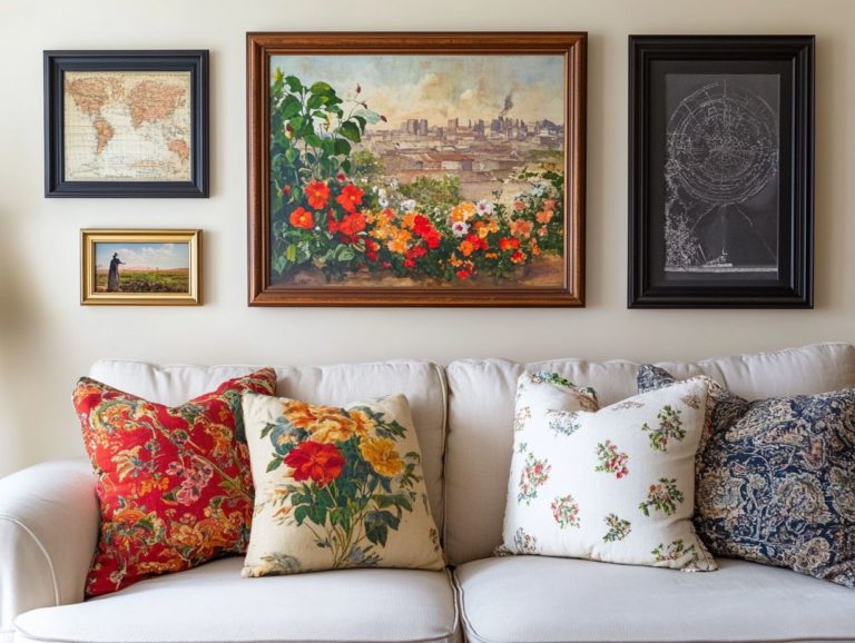 5 Best Vintage Wall Art Pieces for Living Rooms