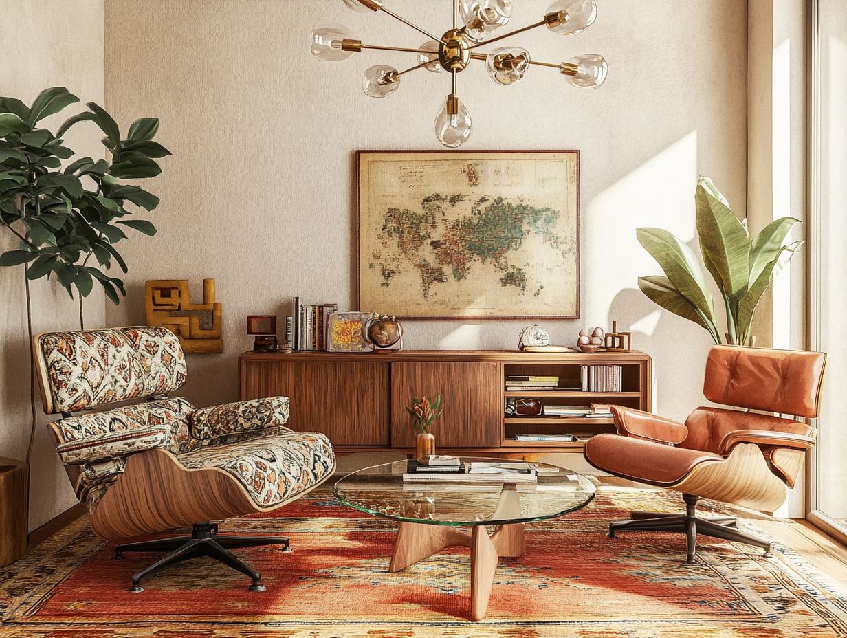 How Can One Incorporate Vintage Furniture and Unique Finds into Modern Decor?