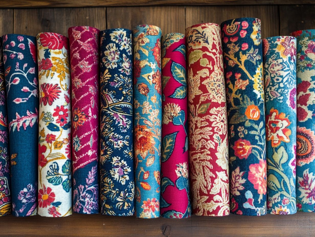 An overview of stunning vintage fabric trends.