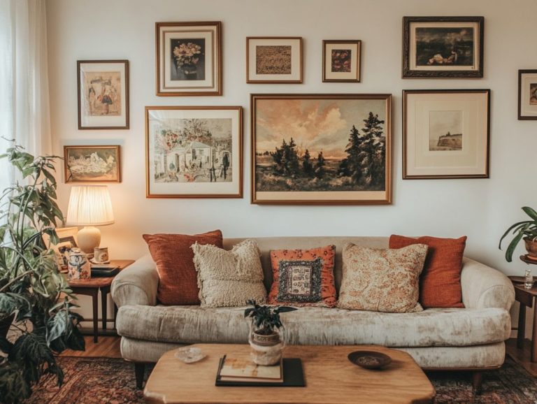 5 Tips for Layering Vintage Wall Art