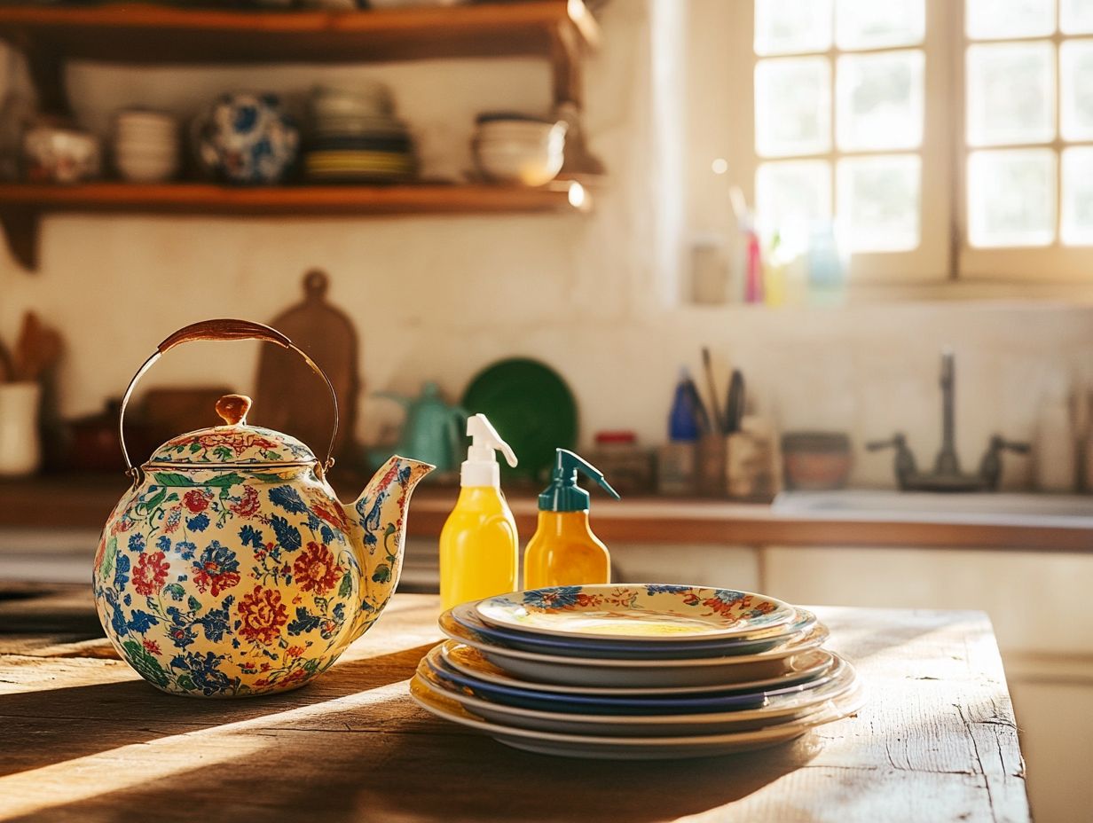 Image of key takeaways for reviving vintage kitchenware.