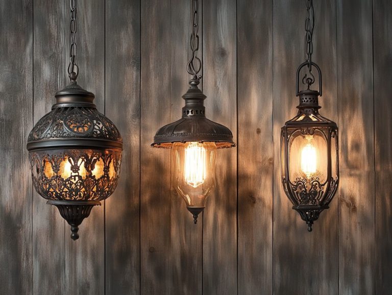 5 Unique Vintage Lighting Fixtures to Consider