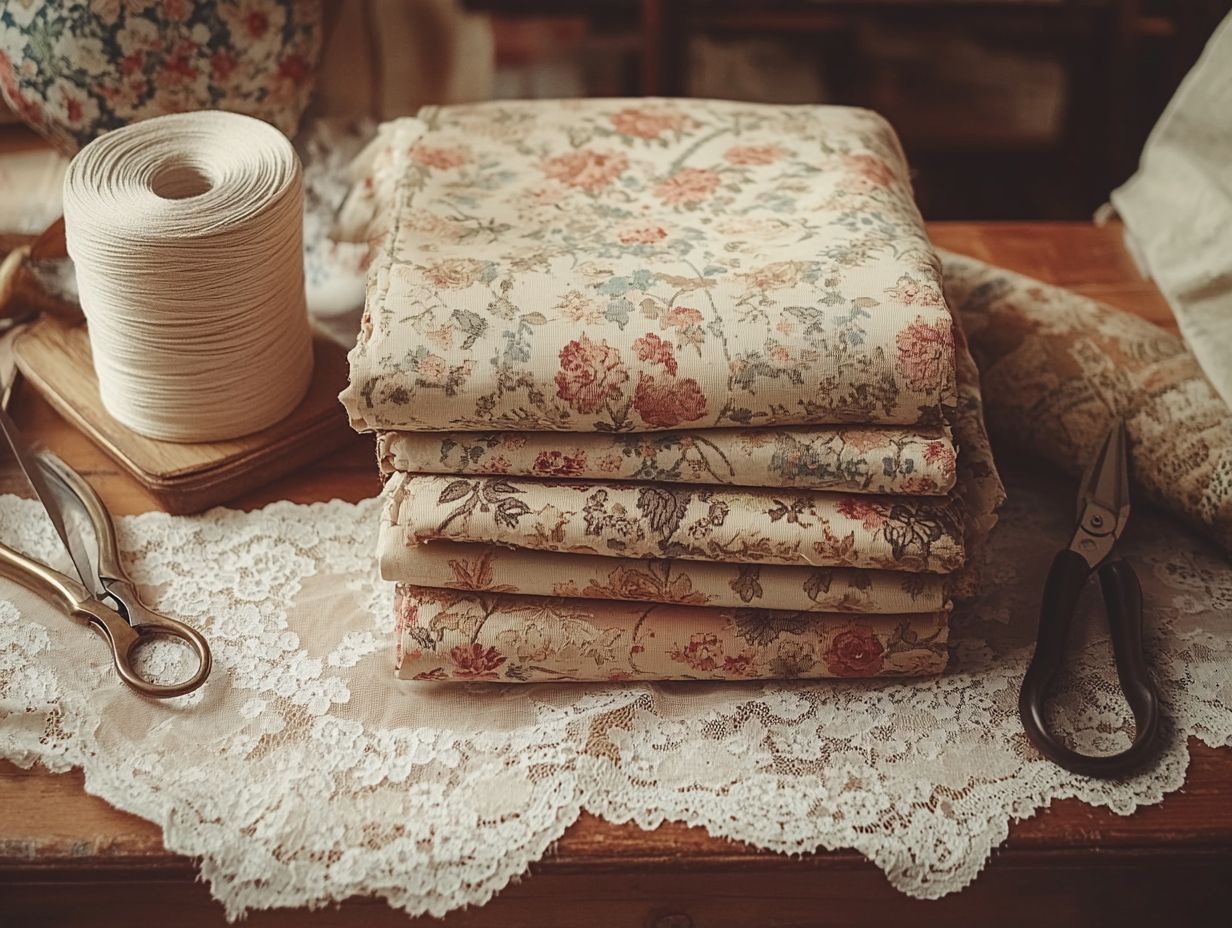 A guide on removing stains from vintage fabrics.