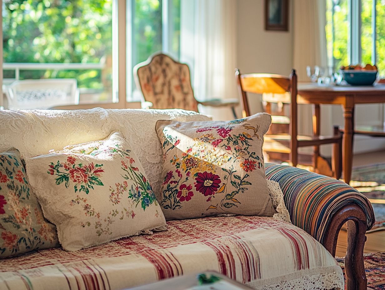 Creative ways to repurpose vintage fabric into DIY projects.