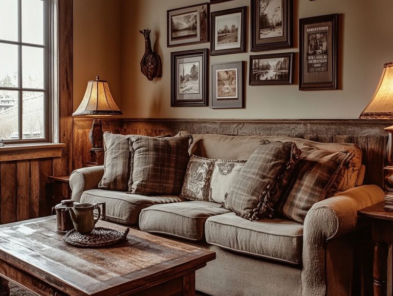 5 Vintage Wall Art Ideas for a Cozy Living Room