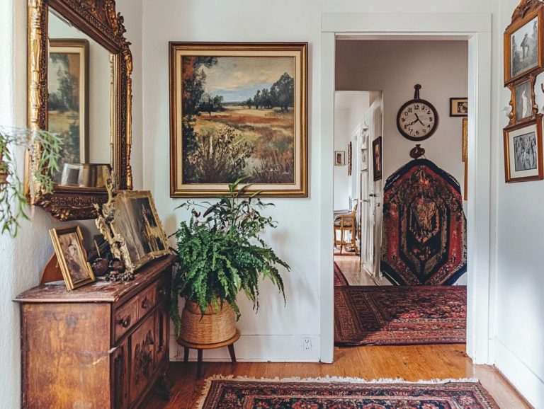 5 Vintage Wall Art Ideas for Entryways