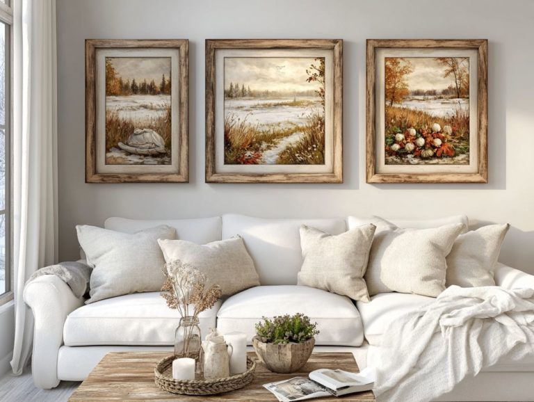 5 Vintage Wall Art Ideas for Seasonal Decor