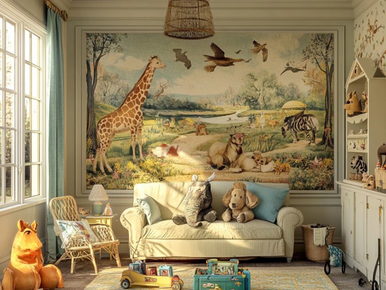 5 Vintage Wall Art Styles for Children’s Rooms