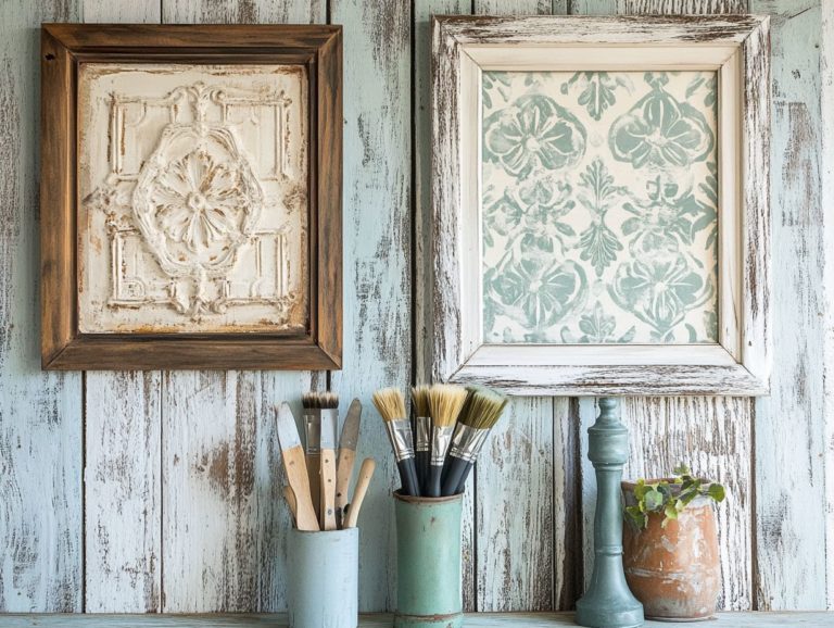 5 Vintage Wall Art Techniques for DIYers