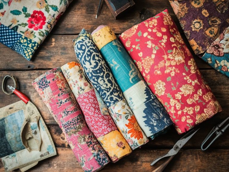 5 Ways to Use Vintage Fabrics in Craft Projects