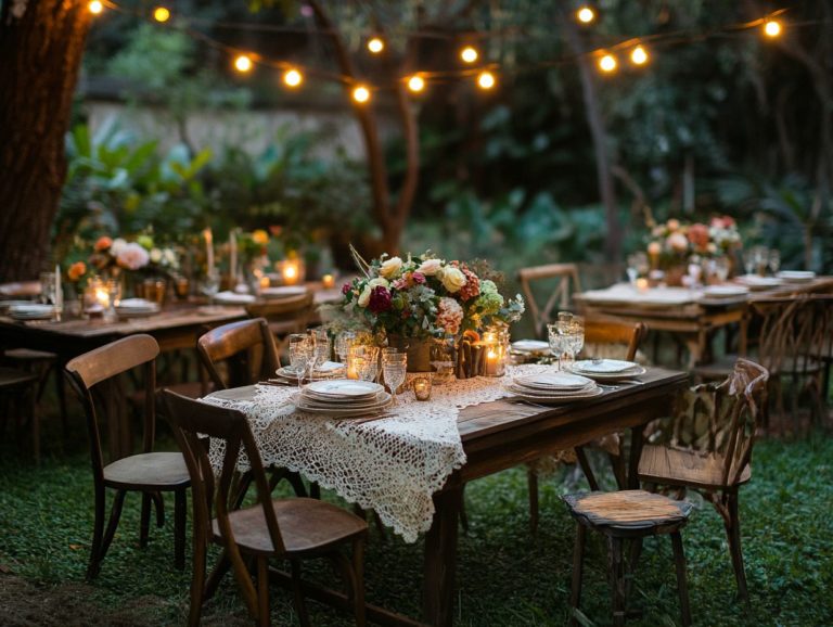 Choosing Vintage Decor for Your Outdoor Events