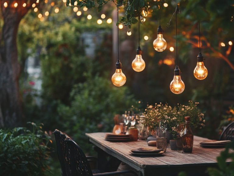 Choosing Vintage Lighting for Outdoor Gatherings