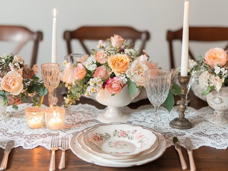 Creating a Vintage-Inspired Tablescape