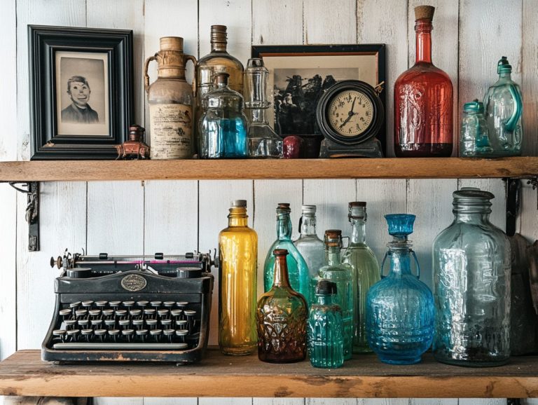 Creative Ways to Display Vintage Collectibles