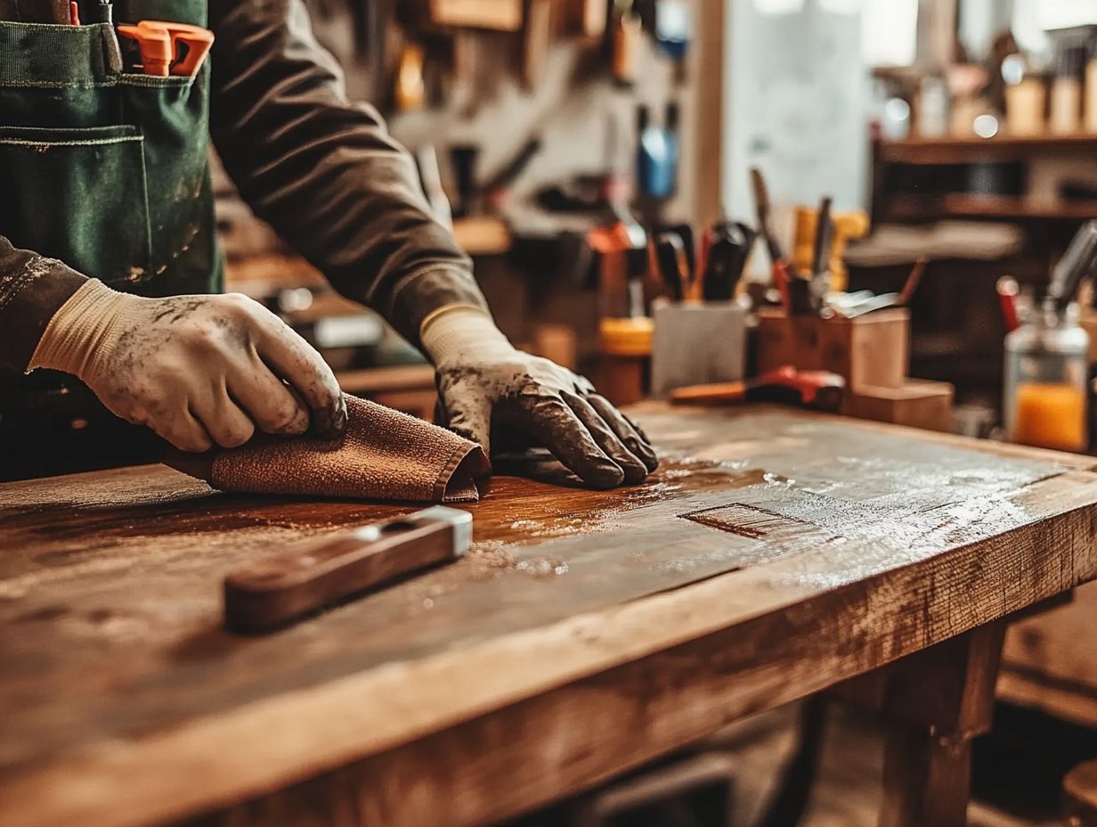 1. How can I fix scratches on wood furniture using DIY restoration methods?