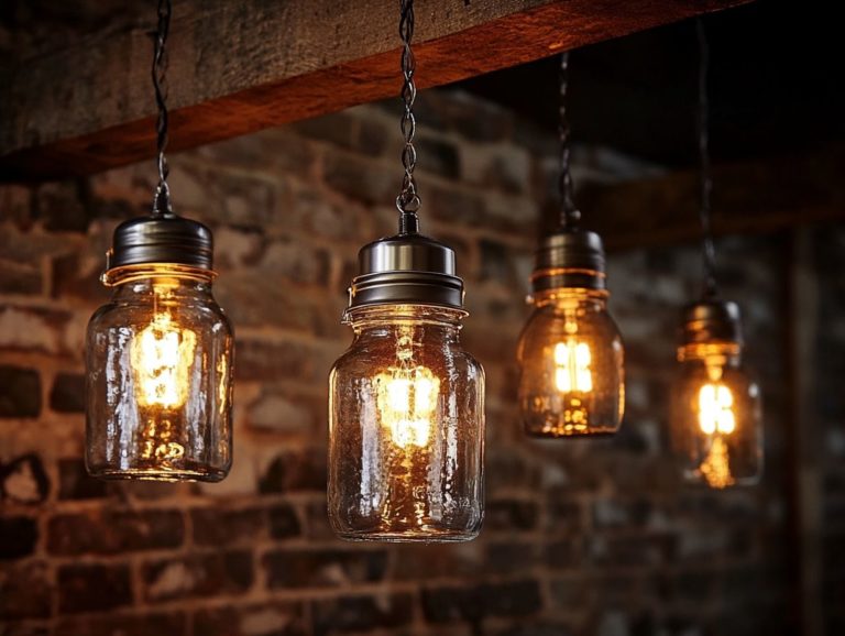 DIY Vintage Pendant Light Ideas