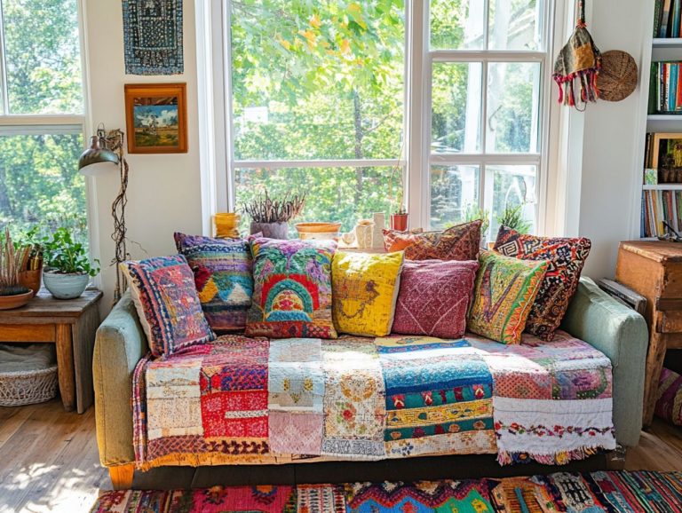 Embracing Colorful Vintage Fabrics in Your Space