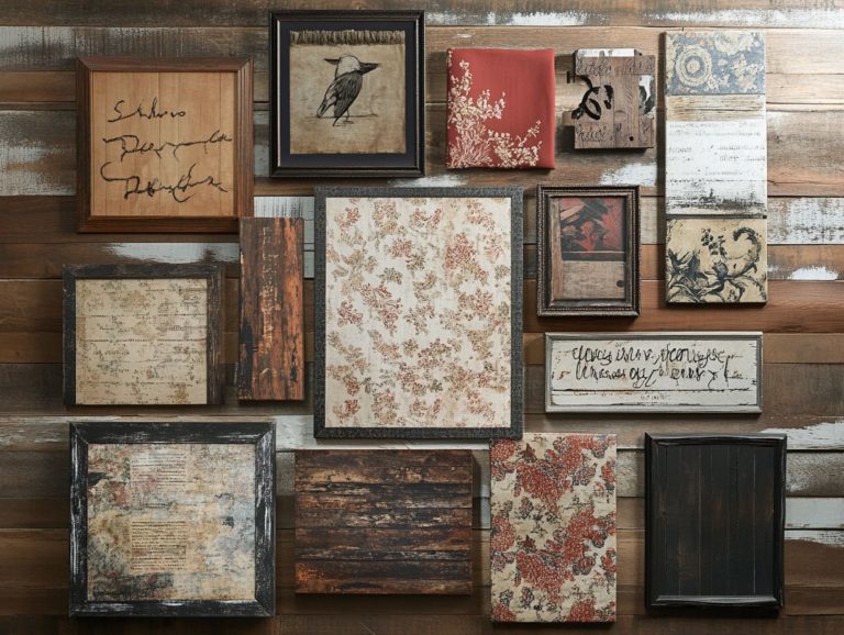 Exploring Different Vintage Wall Art Materials