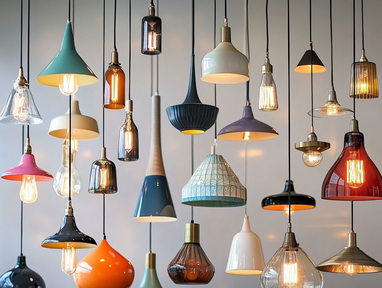 Image showcasing various vintage lighting styles