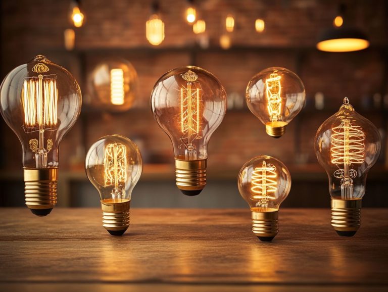 How to Choose Vintage Light Bulbs