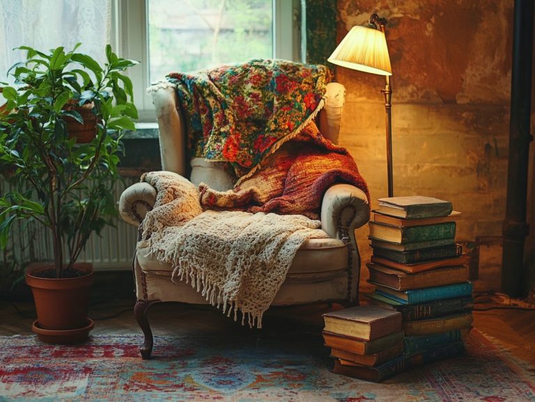 How to Create a Cozy Vintage Furniture Nook