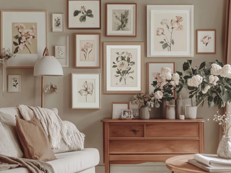 How to Create a Vintage Gallery Wall