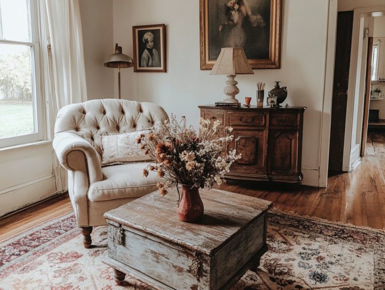 How to Create a Vintage-Inspired Living Room