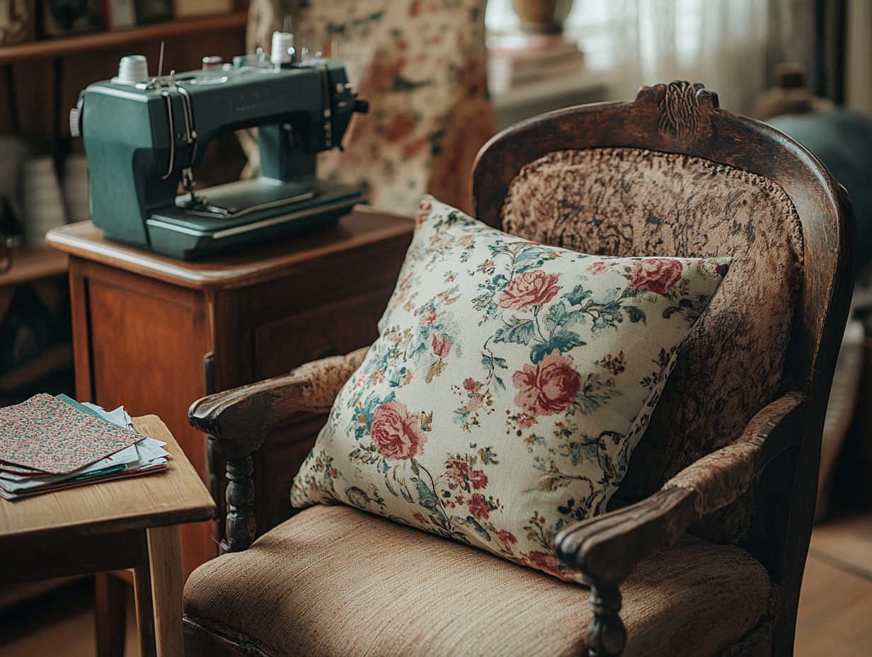 Step-by-Step Guide to Making Vintage Fabric Cushions