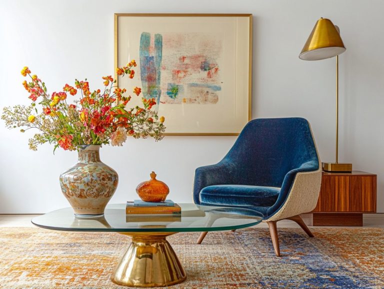 How to Mix Vintage Accessories with Contemporary Decor