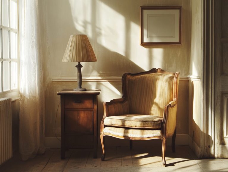 How to Photograph Vintage Furniture for Sale