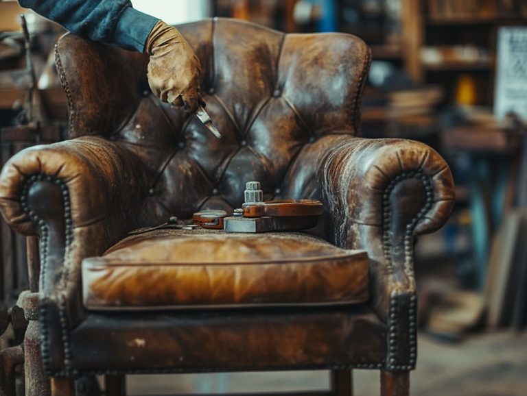 How to Repair Vintage Leather Furniture