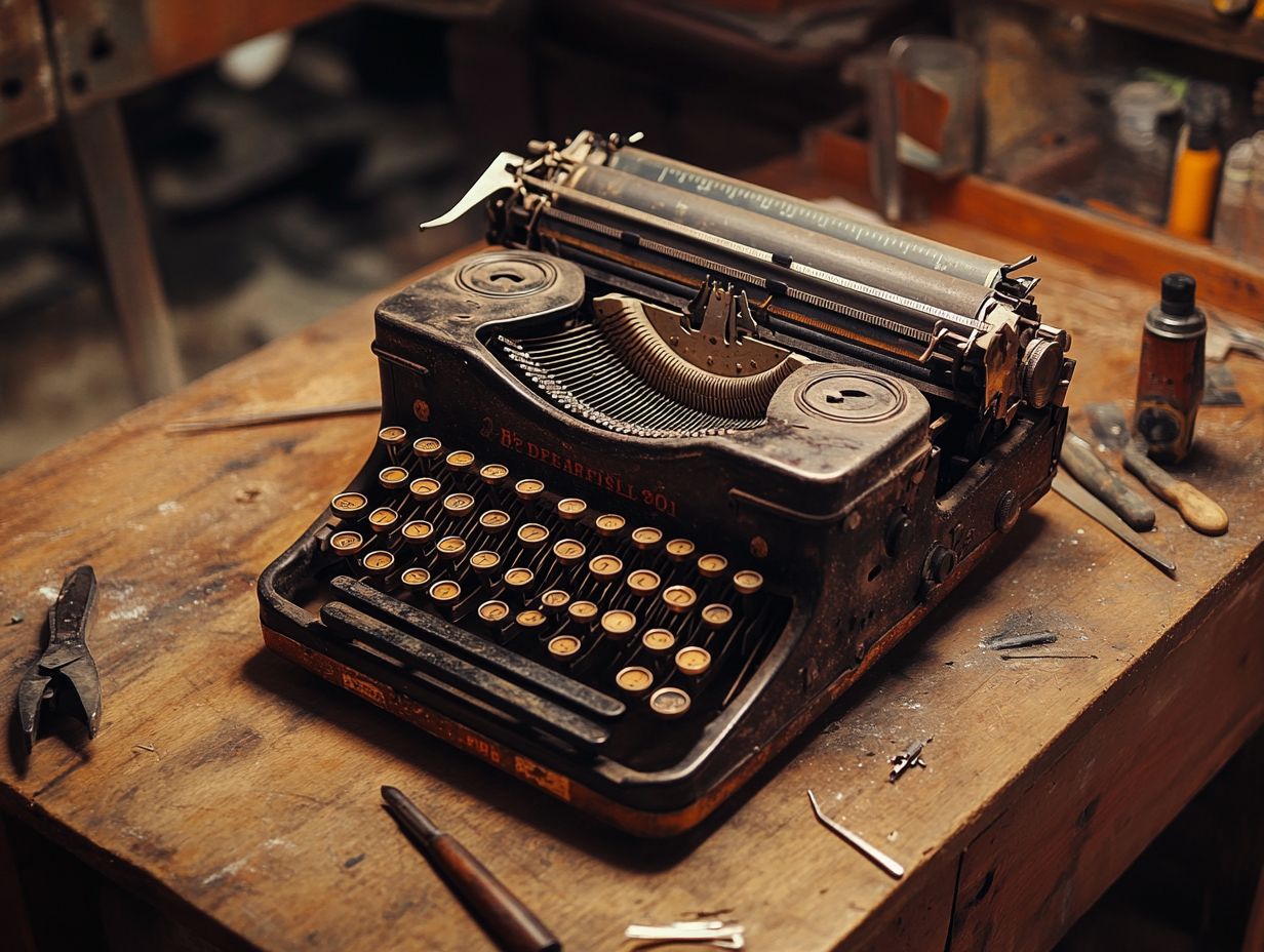 Disassembling the Typewriter