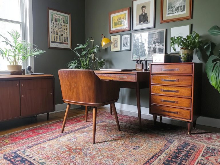 How to Style Vintage Furniture in Your Office