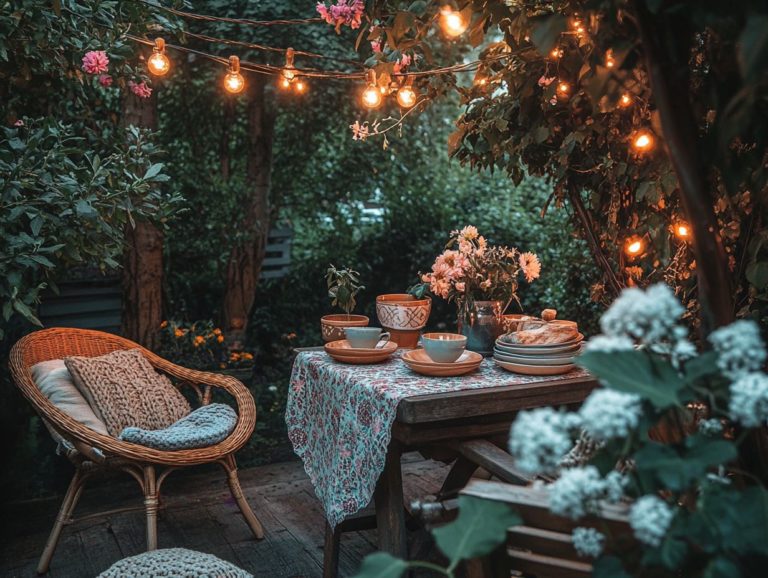 How to Style Vintage Outdoor Decor for a Cozy Feel