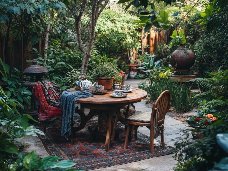Incorporating Vintage Accessories into Outdoor Spaces