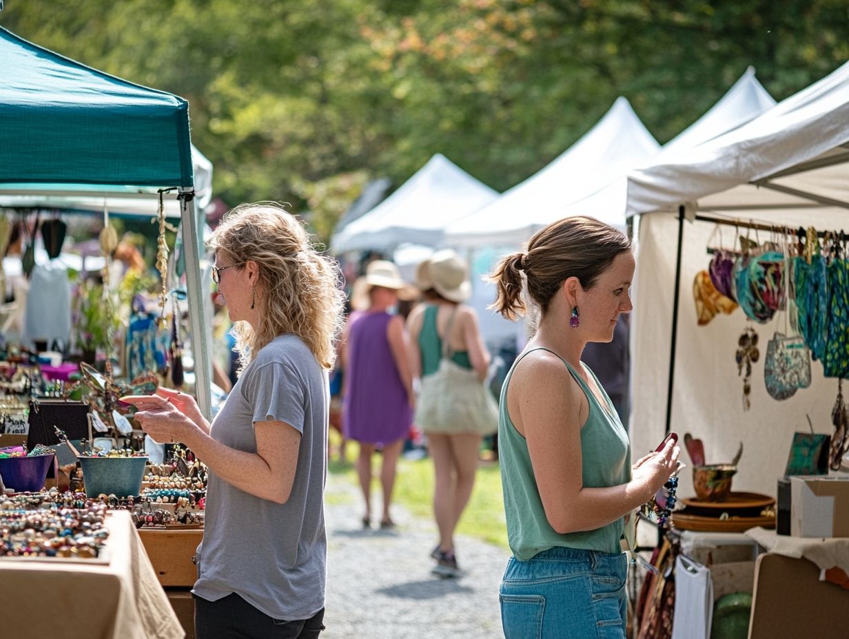 Discover local craft fairs