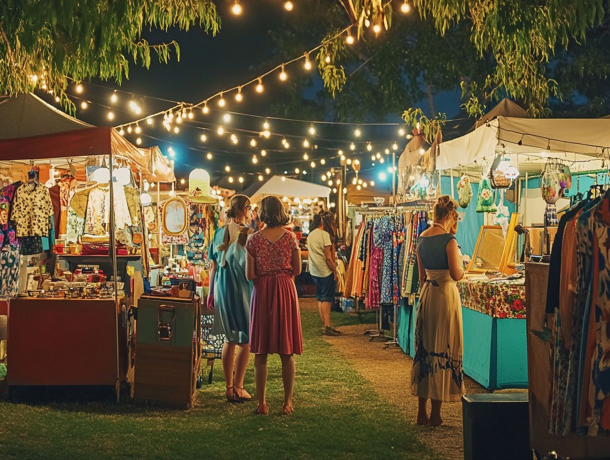 Image showing key takeaways from vintage fairs