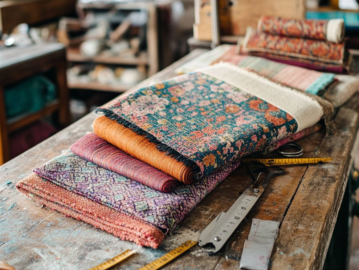 Vintage textiles for DIY projects