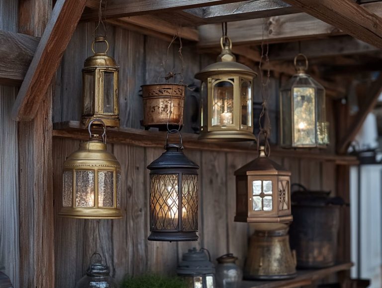 The Aesthetic Appeal of Vintage Lanterns