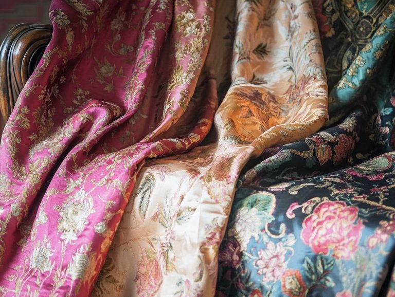 The Allure of Vintage Silk Fabrics for Decor