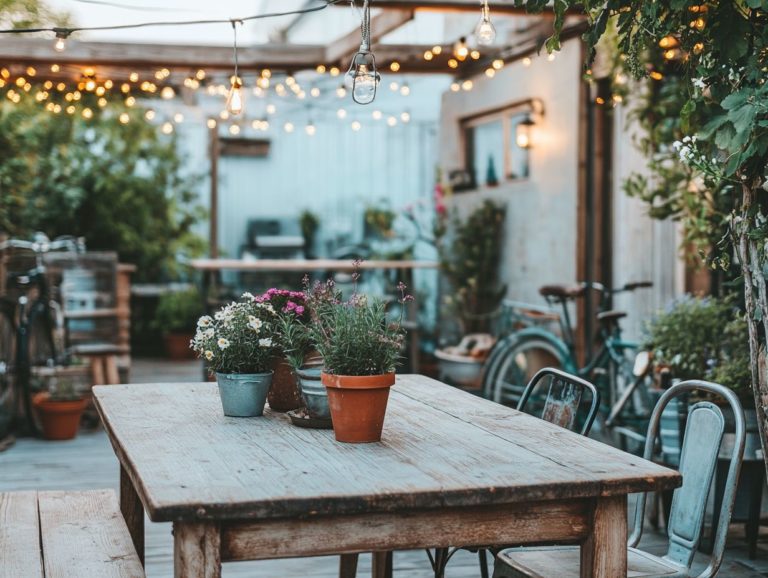 The Benefits of Using Vintage Decor Outdoors
