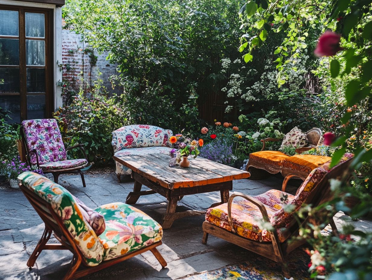 What Makes Vintage Furniture Ideal for Outdoor Use?