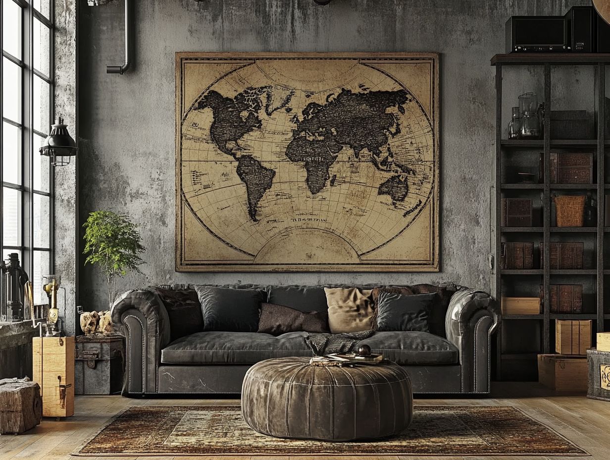 What makes vintage wall art the best choice for rustic homes?