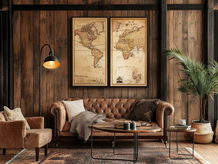 The Best Vintage Wall Art for Rustic Homes