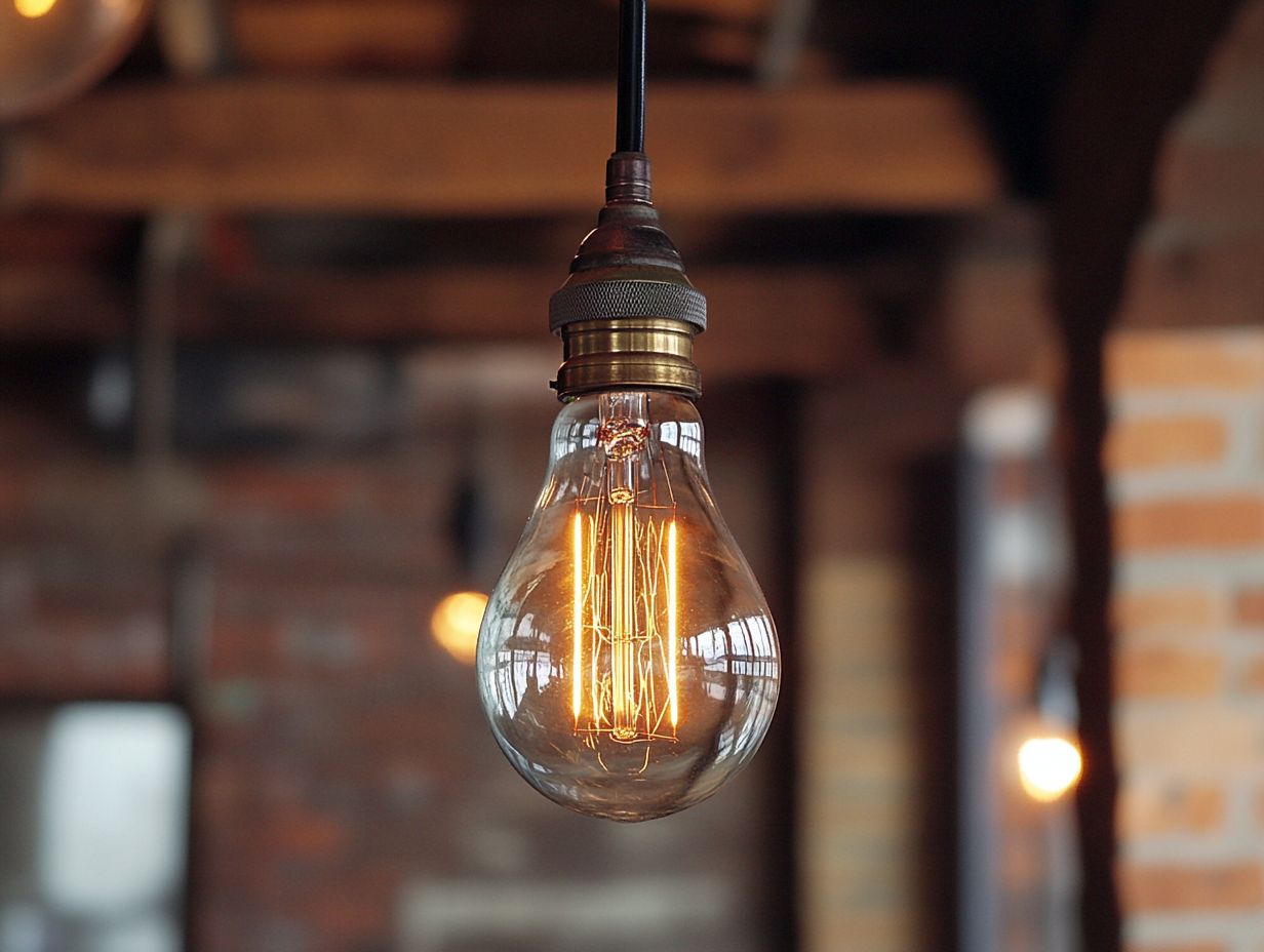 Step-by-step guide for installing vintage Edison bulbs